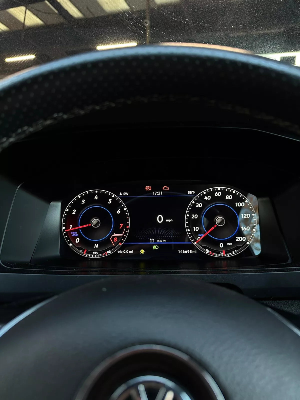 VW TRANSPORTER T5.1 Digital Instrument Virtual Cluster Cockpit LED