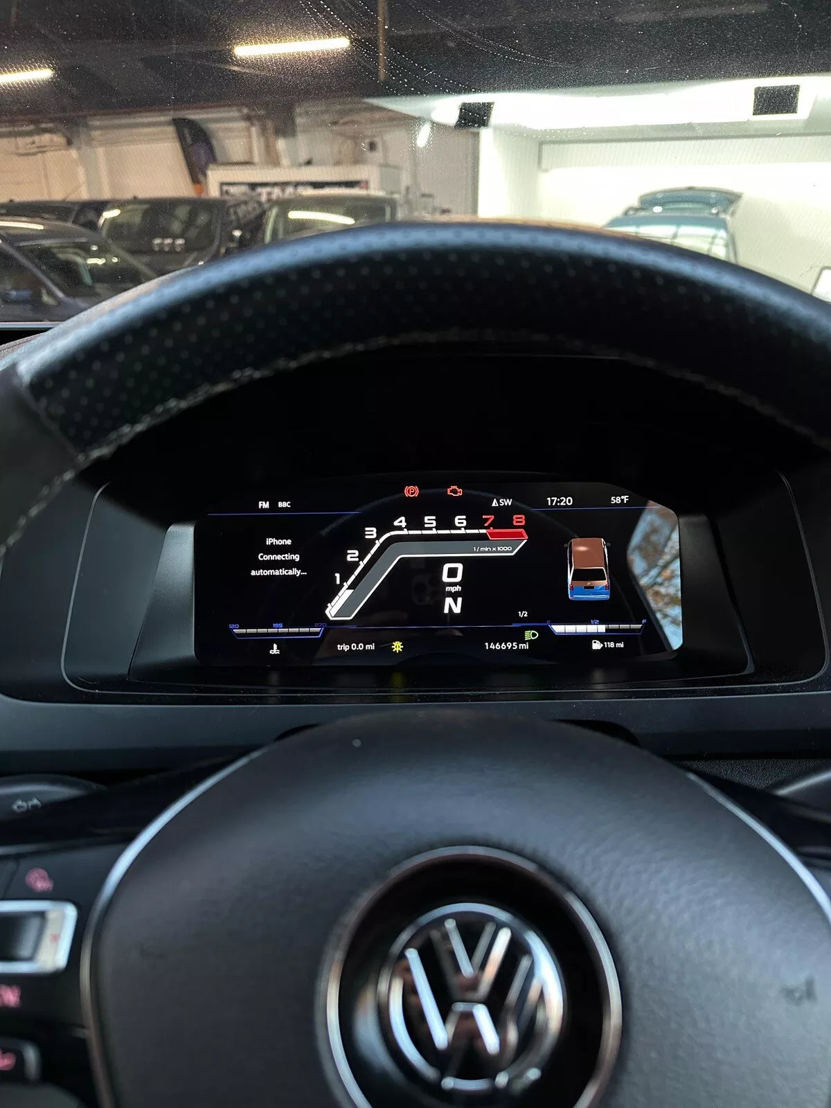 VW TRANSPORTER T5.1 Digital Instrument Virtual Cluster Cockpit LED