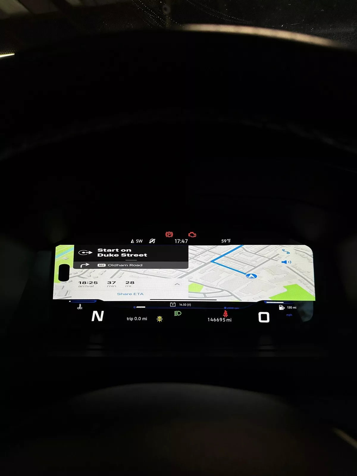 VW TRANSPORTER T5.1 Digital Instrument Virtual Cluster Cockpit LED