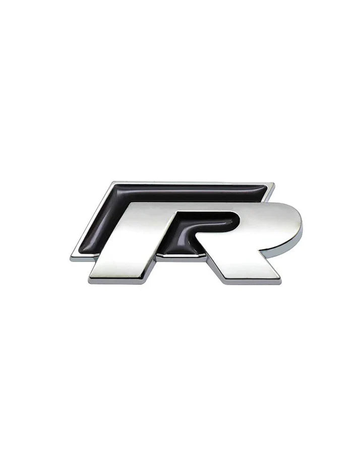 R Black Chrome Gloss boot badge emblem