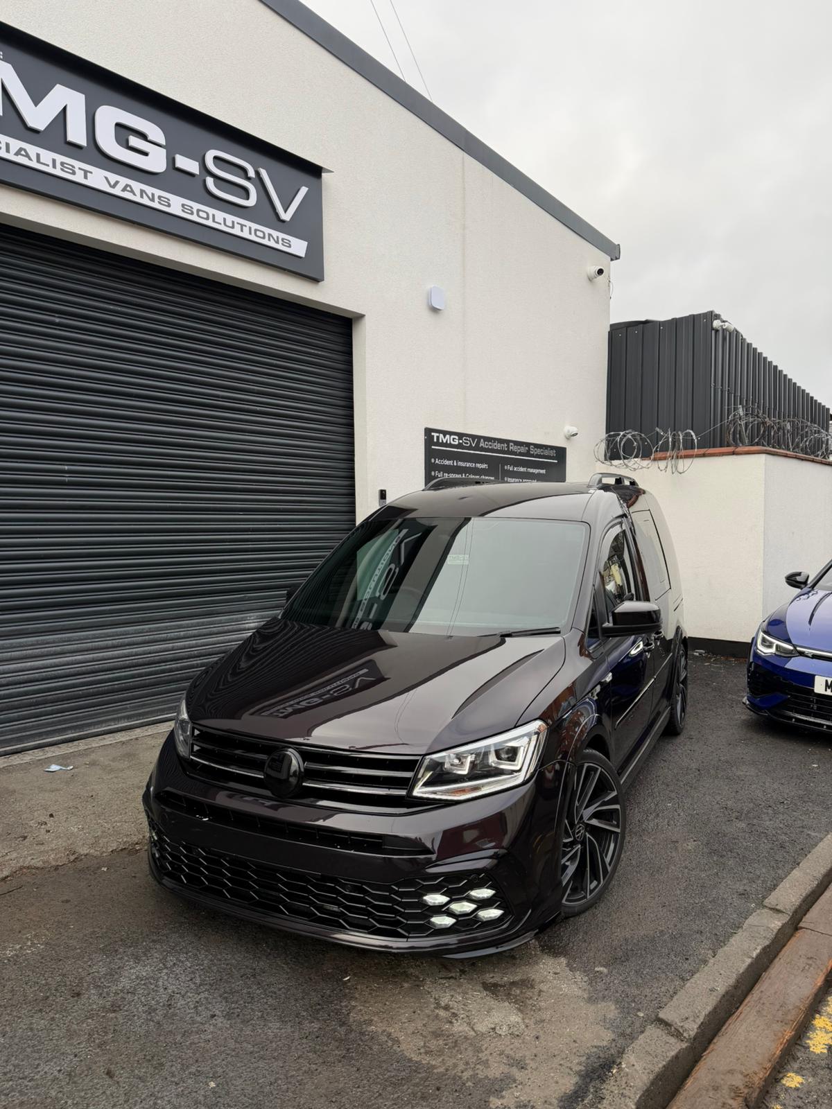 MK8 GTI HYBRID BUMPER FOR MK4 CADDY (FIBRE RESIN/REINFORCED PLASTIC)