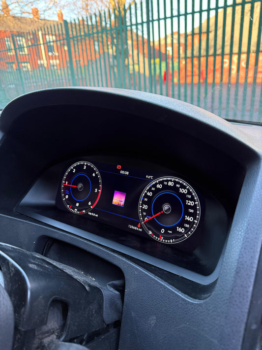 VW TRANSPORTER T5.1 Digital Instrument Virtual Cluster Cockpit LED