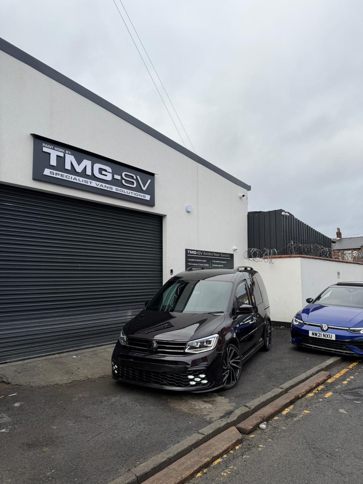 MK8 GTI HYBRID BUMPER FOR MK4 CADDY (FIBRE RESIN/REINFORCED PLASTIC)