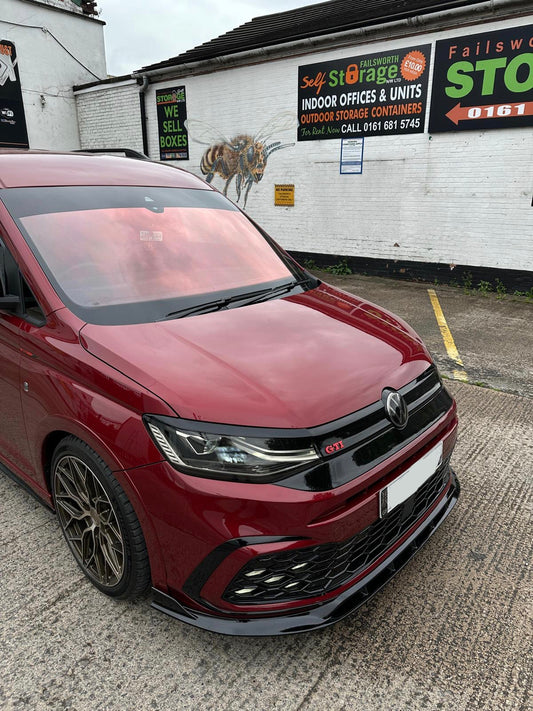 MK8 GTI HYBRID BUMPER FOR MK5 CADDY (FIBRE RESIN/REINFORCED PLASTIC)