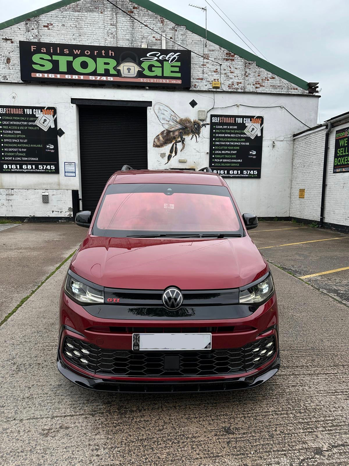 MK8 GTI HYBRID BUMPER FOR MK5 CADDY (FIBRE RESIN/REINFORCED PLASTIC)